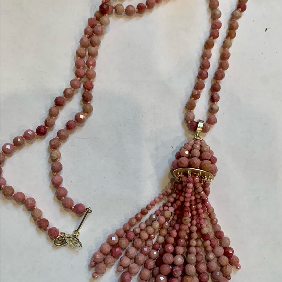 Kendra Scott Pink Sylvia Necklace - Picture 3 of 7